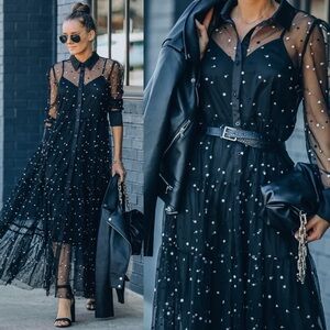 VICI English Factory embroidered dress